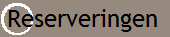 Reserveringen